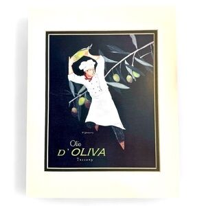 Kitchen/Dining Print w/Attached Bevel Cut Double Mat